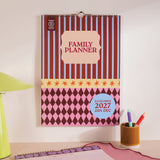 2027 A3 Family Wall Calendar | Boho Circus