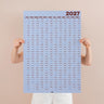  Large 2027 Blue Wall Planner by Good Tuesday