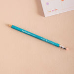 Mechanical pencil in turquoise, tous les jours french days of the week