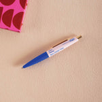 Retro design Ballpoint pen, blue and pink, Anterique x Days