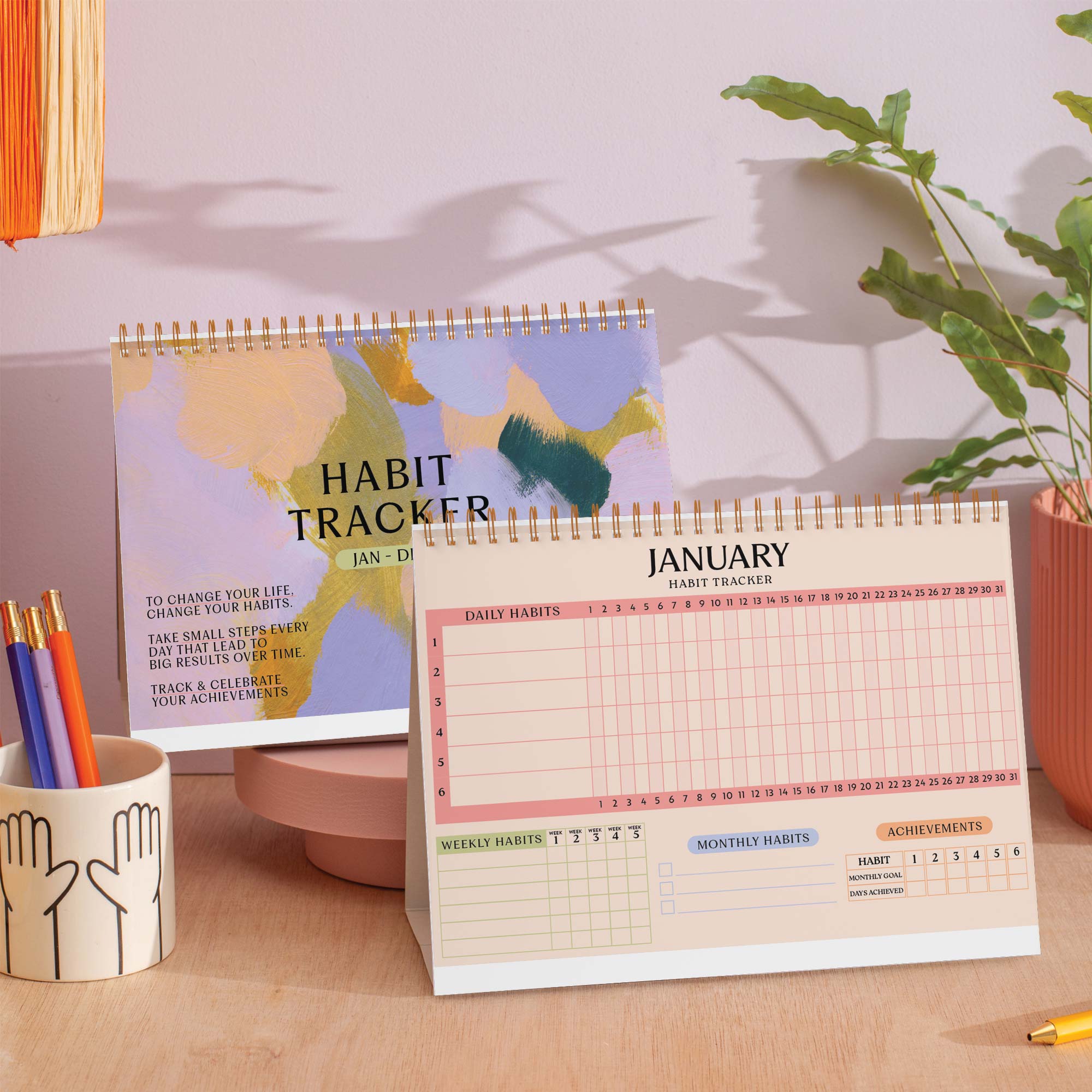 Good Tuesdays Habit Tracker, A5 size, for tracking daily, weekly and monthly habits