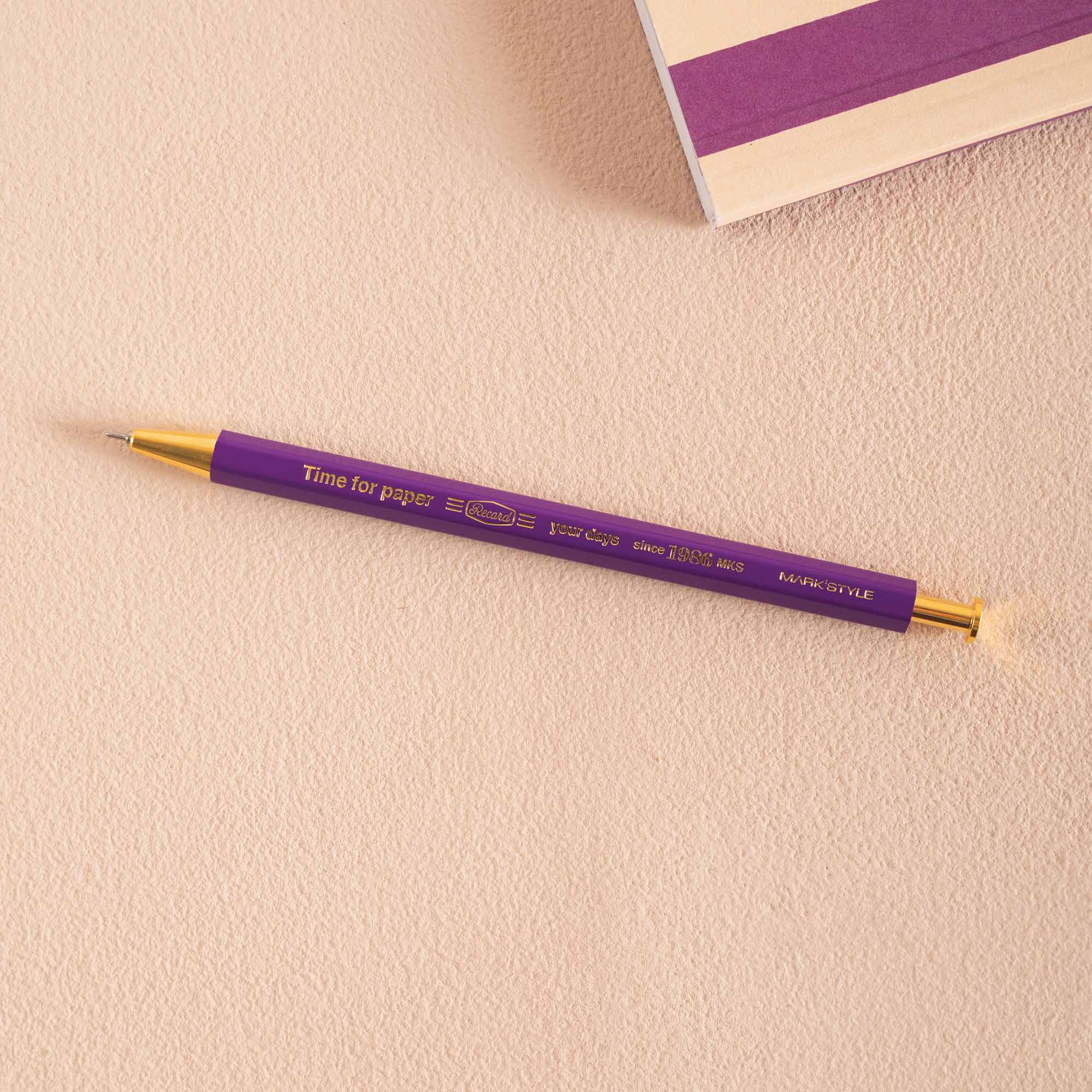 Time for Paper Dark Purple Pen 