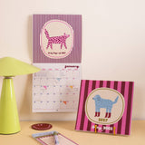 2027 Arty Dogs wall calendar, 21 x 21cm compact calendar by Good Tuesday