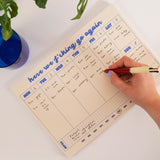 A4 Weekly Planner Pad | Here We Go Again