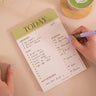 A5 Matcha Daily Planner Pad by Good Tuesday, earthy matcha green daily planner pad