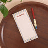 Butter Blue To Do List Pad by Good Tuesday, bright butter yellow and blue to-do list pad