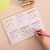 A4 6 list to do list pad in pastel by Good Tuesday