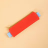 Kikkerland notebook pencil pouch in Red, slim zip pouch for pens and pencils