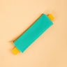 Kikkerland notebook pencil pouch in Turquoise, slim zip pouch for pens and pencils