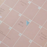 Large Monthly Undated A3 Wall Planner | 12 Pages | Muted