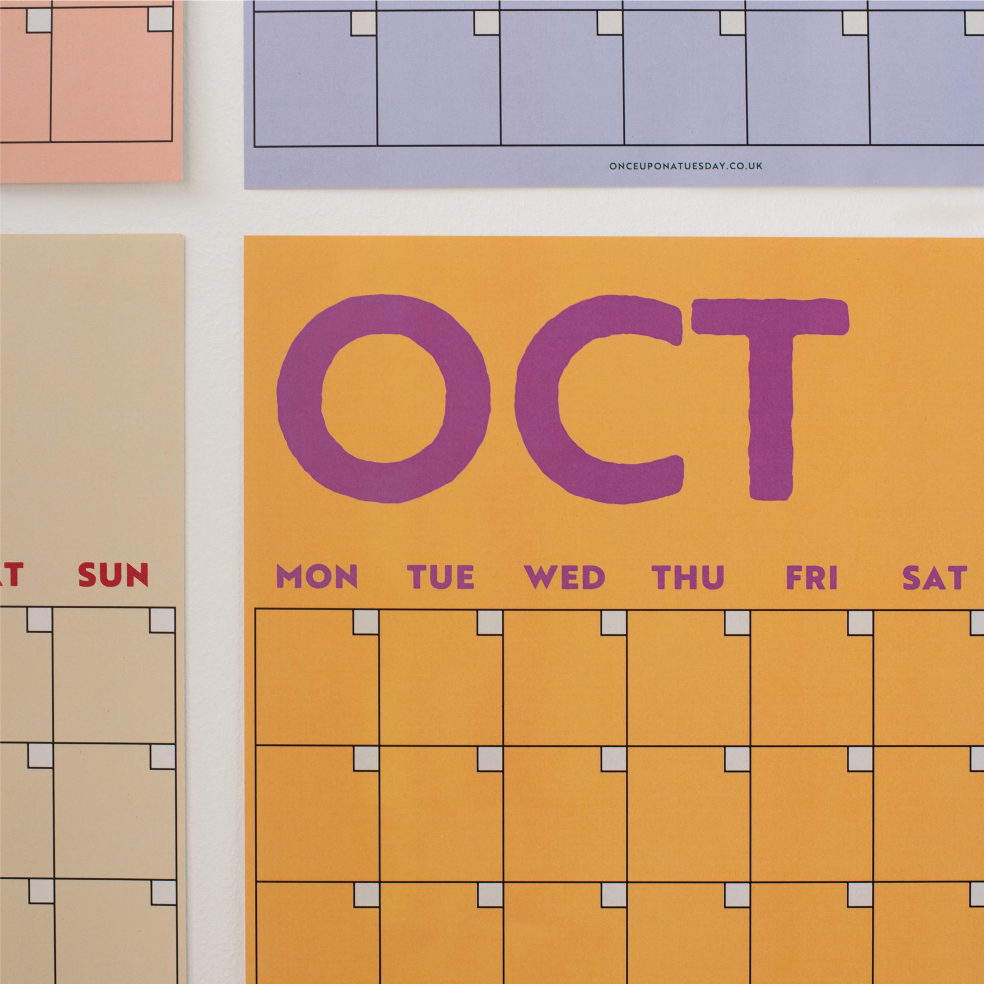 A3 Wall Planner Colourburst Good Tuesday a3-wall-planner-colourburst-good-tuesday