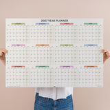 2027 Large A1  Wall Planner | Landscape | Pastel