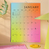 2026 Bright, Colourful, Vibrant Calendar Design. Art Calendar. 100% recycled paper. Made in the UK. 