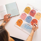 A4 Wipeable Weekly Planner | Recycled Acrylic | Earthy Arches | Optional Wall Mounts