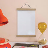 Magnetic Oak Wall Planner Hanger | 8.5" / 21.6 cm | Small (A4)