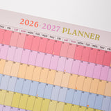 2026-2027 Large A1 Academic Year Wall Planner | Rainbow