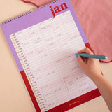 2027 A3 Family Wall Calendar | Bold Block