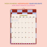 2027 Calendar | Checks & Stripes | A4