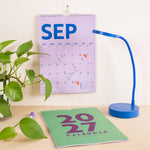 2027 Colourburst A4 Calendar, moon phases and week numbers