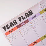 Large A1 Portrait Wall Planner | Year at a Glance