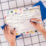 A4 Design Museum Weekly Planner Pad, dedicated to-do list section