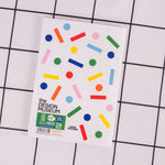 A5 Design Museum Geometric Shapes Notebook, 60 lined pages, 6mm spacing