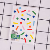 A5 Design Museum Geometric Shapes Notebook, 60 lined pages, 6mm spacing