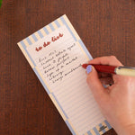 Butter Blue To Do List Pad, 50 tear-away pages for tasks, reminders and ideas