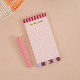 Checks & Stripes To Do List Pad, 50 tear-away pages for tasks, reminders and ideas