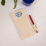Yellow Never Ending To Do List Pad, 50 tear-away pages with plenty of room for tasks and reminders