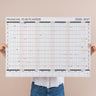 A1 Landscape financial year wall planner, 2026 - 2027 financial year. 