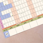 Space at the bottom to write monthly goals and targets