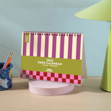 2026 Desk Calendar | Checks & Stripes