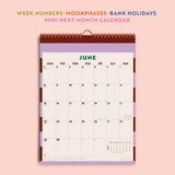 2026 Calendar | Checks & Stripes | A4 | Monday Start