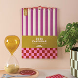 Good Tuesday A4 2026 calendar, in a joyful, maximalist design