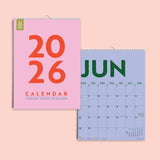 2026 Calendar | Colourburst | A4