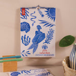 2026 Ocean Mermaid Calendar. Colourful illustrations and a creative way to organise your year. 