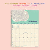 2026 Calendar | Tidal Waves | A4