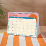 Tabletop calendar for 2026, showing the month of September 