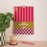 2027 Calendar | Checks & Stripes | A4