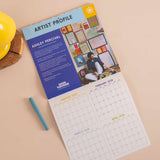 2027 Wall Calendar | Folk Animals by Ashley Percival | Sunday Start