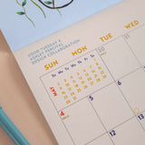 2027 Wall Calendar | Folk Animals by Ashley Percival | Sunday Start