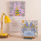 2027 Wall Calendar | Folk Animals by Ashley Percival | Sunday Start