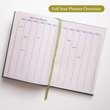 2027 Diary | A5 Hardcover Week to View | Purple Polka