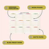 2027 Large A1  Wall Planner | Landscape | Pastel