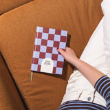 2027 Diary | A5 Hardcover Week to View | Blue Berry Check