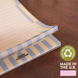 Butter Blue To Do List Pad, 100% recycled paper printed with vegetable-based inks