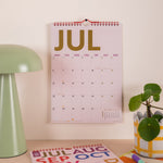 Simply Bright academic calendar in use with plans and dates organised clearly