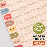 2027 Wall Planner | Landscape | Boho Arches