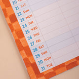 2027 A3 Family Wall Calendar | Coastal Stripe